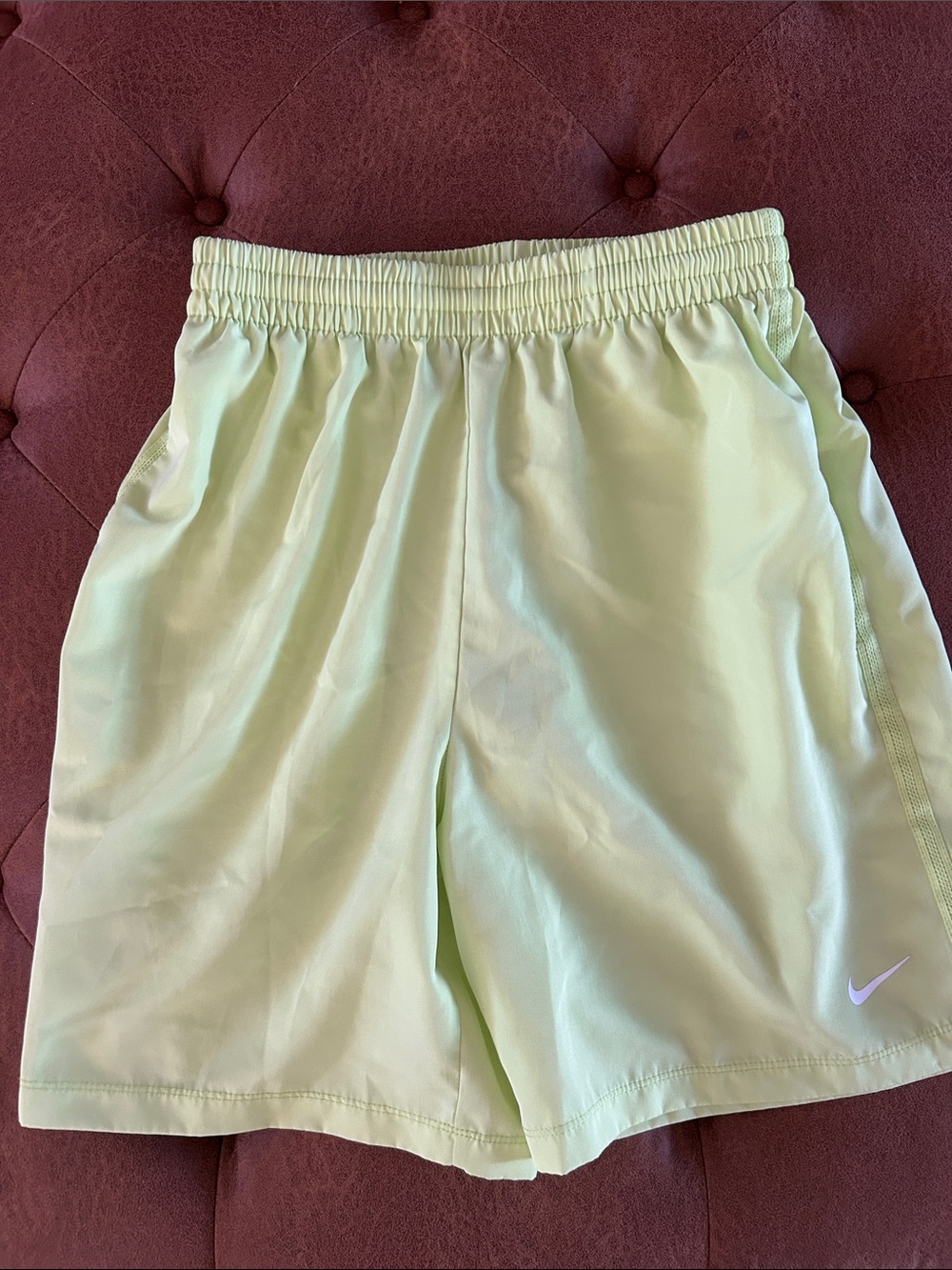 Boys safety yellow Athletic Shorts